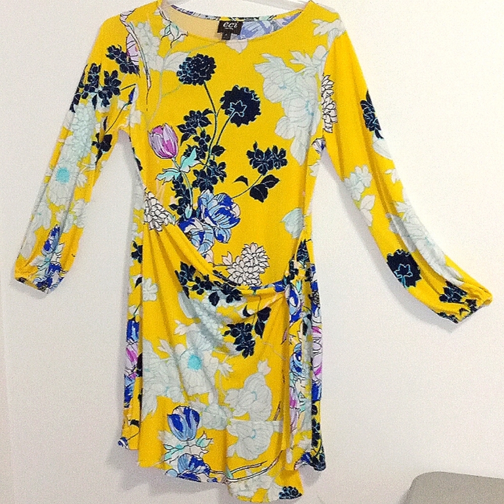 Women's dress, ECI, large, multicolored,